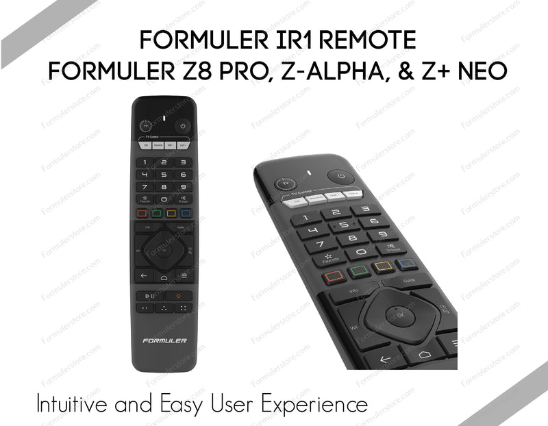 Formuler IR1 Remote - Formuler Z8 Pro, Z-Alpha, & Z+ Neo Formulerstore.com 