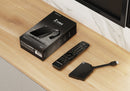 Formuler Z mini receiver, retail box and BT1 remote on a table