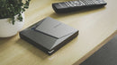 Formuler Z10 Pro Max receiver and remote on a table