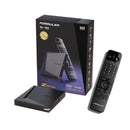 Formuler Z11 Pro Max BT1 Edition retail box, receiver and complete BT1 Bluetooth voice remote on white background