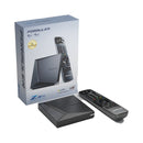 Formuler Z12 Pro 4K Android 12 media player with GTV-BT1 Bluetooth voice remote and retail box