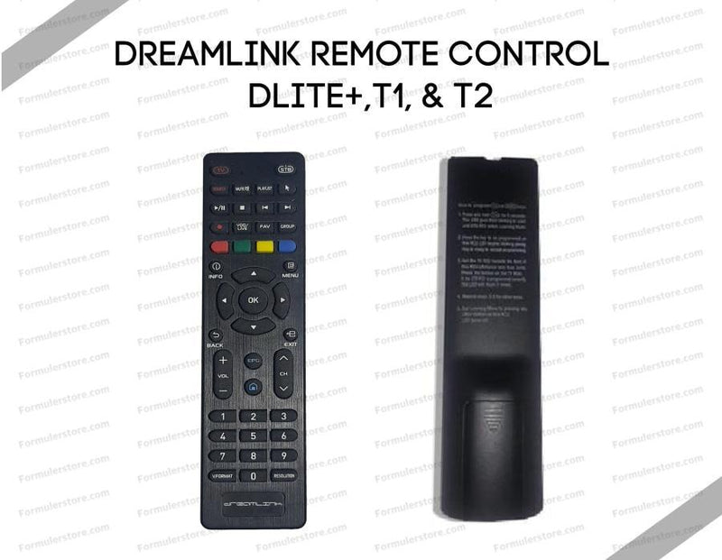 Dreamlink Remote Control for Dlite+,T1 T2 Dreamlink-Formuler 