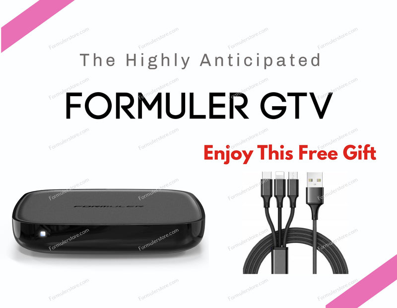 Formuler GTV 4K Media Streaming Box Formulerstore.com 3 IN 1 USB Phone Charger Cable 
