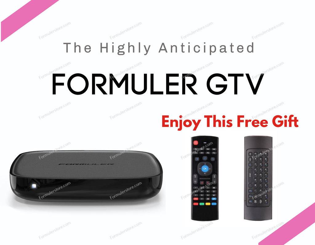 Formuler GTV 4K UHD Android 9.0 TV IP Lecteur multimédia H.265 HEVC, 16 Go  Flash, 2 Go DDR4, télécommande Bluetooth, 2,4/5 GHz, Double Wi-FI, Gigabit  LAN, Google Play, MYTV, Noir : : High-Tech