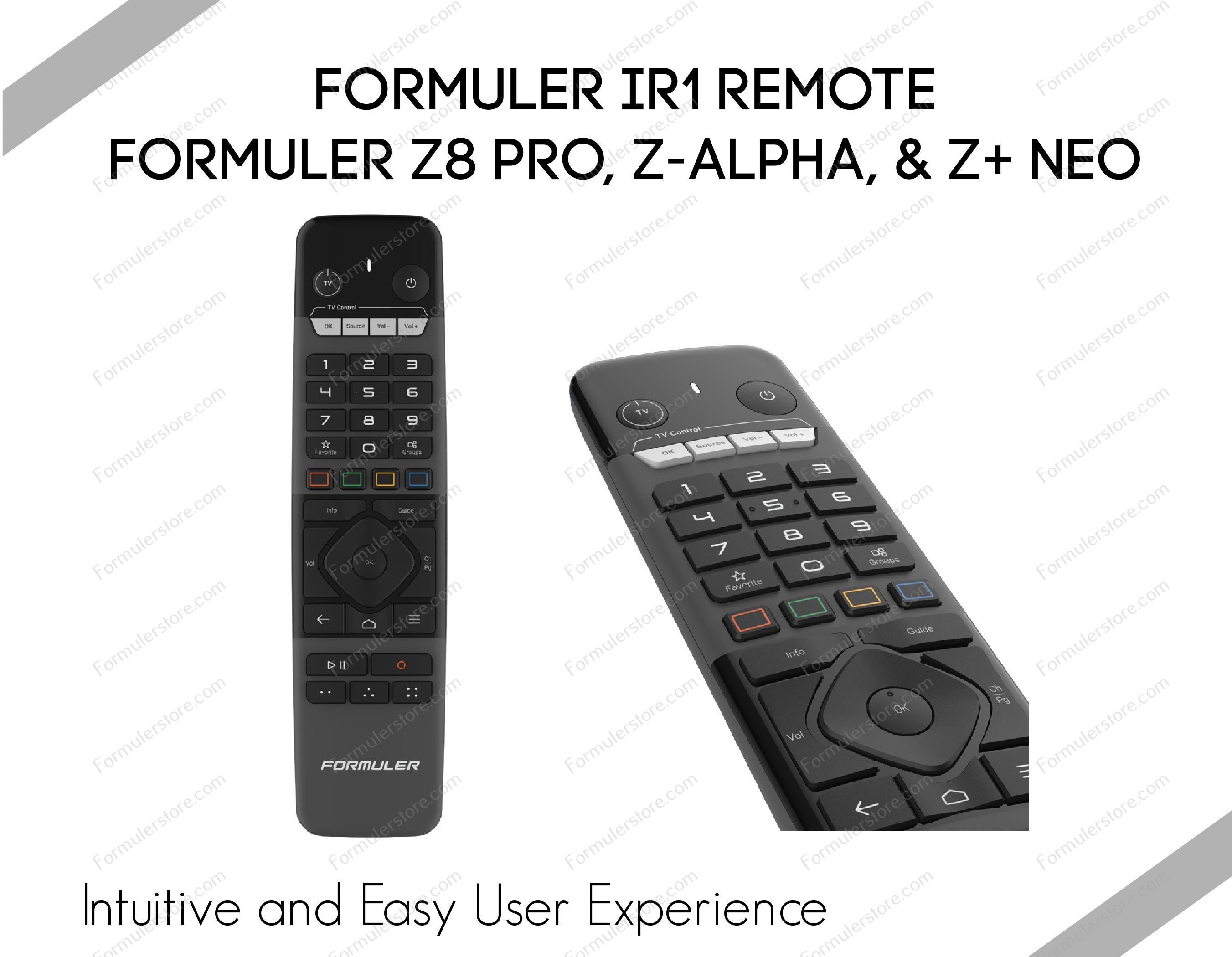 Formuler BT1 Remote Control For Formuler Z7+, Z8, Z8 Pro, Z10, Z10 Se, Z11 Pro, Z Plus Neo, Z Alpha, Cc Model + Bonus Silicone Case